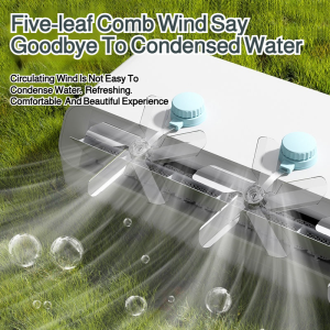 Suction cup type air conditioner comb Air conditioner wind deflector to prevent direct blowing 360 degree rotating air deflector Removable and washable air conditioner wind deflector Strong suction cup fixed to prevent fallin