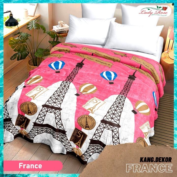 SELIMUT LADY ROSE MOTIF FRANCE SELIMUT BULU LEMBUT HALUS TEBAL LADYROSE UKURAN 160x200 MOTIF BUNGA BLANKET SELIMUT HANGAT MURAH PREMIUM INTERNAL GROUP SELIMUT PERLENGKAPAN KAMAR TIDUR AESTHETIC ELEGAN ADEM ANTI JAMUR BAKTERI