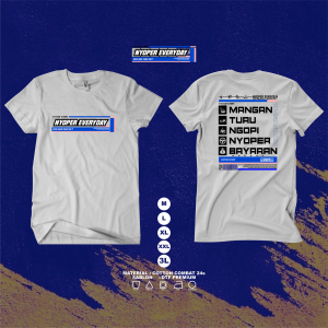 Kaos NYOPER EVERYDAY by MarkasKaos.id / Kaos Kata Kata / Kaos Sopir Driver / Kaos Distro Premium / Kaos Pekerja Keras / Kaos Profesi Keren / Kaos Pria Wanita / Kaos Cotton Combed 24s