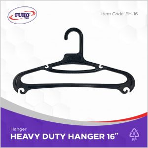 6 pcs FUHO 16" Plastic Laundry Hangers #FH16