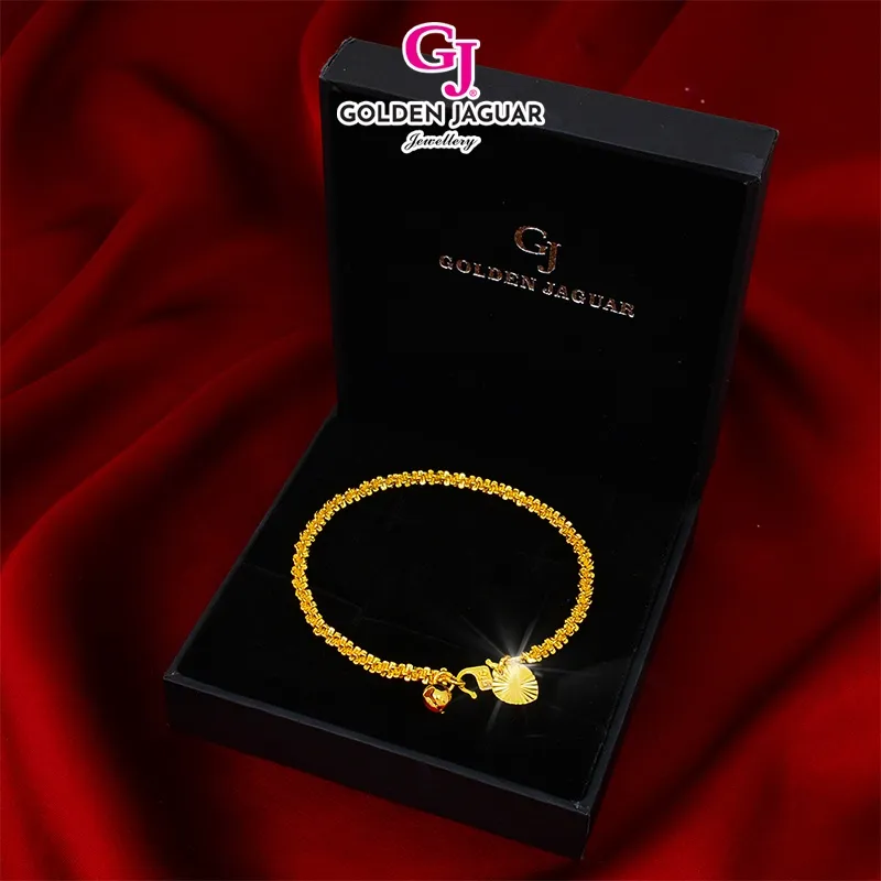 GJ Jewellery Emas Korea Emas Bangkok 24K Bangle Matrix Hook