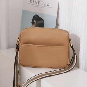 Kstyle Classy Elegant Fashion Vintage Simple Minimalist Premium PU Leather Travel Outing Sling Bag Shoulder Bag Handbag Crossbody Bag Beg Wanita Lawa - 9792