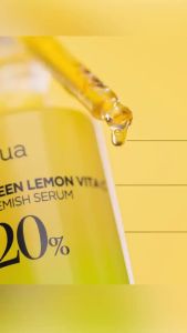 Anua Green Lemon Vita C 20% เซรั่มจุดด่างดํา 20 มล เซรั่มฝ้า