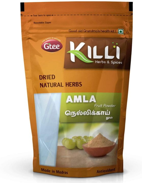 KILLI Amla Nellikai Usirikaya Amalaki Fruit Powder 100g