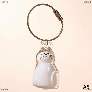 [COD] dgheg 1 6pcs Capsule Toys Kawaii Transparent My Pets Fur Container Cat Hair Storage Box Hanging Cat Keychain Pendant Pet Hair Grooming Souvenirs Bag Hanging Decor