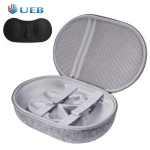 กระเป๋าใส่กระเป๋ากันกระแทกรวมถึงที่คลุมเลนส์กันรอยขีดข่วนพร้อมกระเป๋าตาข่ายสำหรับตัวควบคุมหูฟัง VR Meta Quest 3