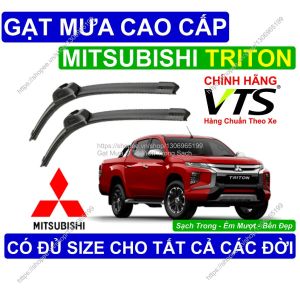 Gạt Mưa Ô Tô Mitsubishi Triton Cặp Gạt Mưa Kính Lái Cho Dòng Xe Mitsubishi Triton Có Đủ Size Cho Các Đời Xe Triton