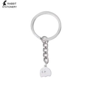 Rantai kunci logam/Gantungan kunci besi-Rabbit Stationery