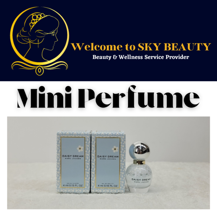 Marc Jacobs Daisy Dream 4ml Eau De Toilette Mini Perfume Splash Bottle