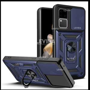 Vivo V30 Vivo V30 Pro Case Robot Ringstand Slide Kamera Vivo V30 Vivo V30 Pro