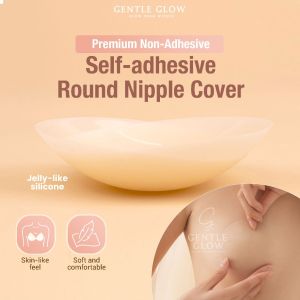 SG - Premium Non-adhesive self-adhesive round Nipple Cover Silicone Nipple Cover NIpple tape nipple sticker NUbra