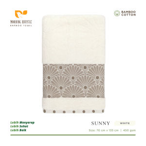 Handuk Morning Whistle Bamboo Towel - Sunny / Handuk Mandi Dewasa 70x135cm / 50x100cm / 34x80cm
