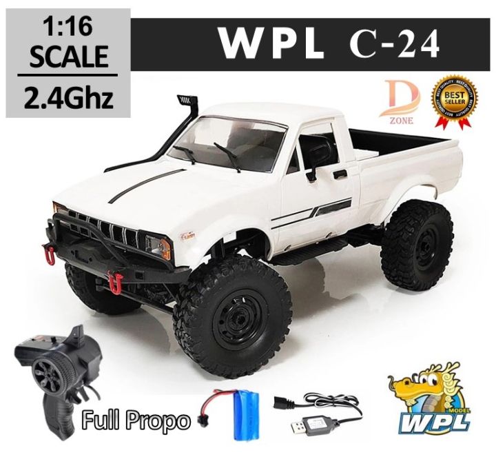 WPL C24 C24-1 Offroad Truck RC Car Offroad 1/16 Scale RTR Siap