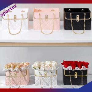 Sporter Portable Flower Box Rose Packaging Box Wrapping Paper Bag Gift Box Party Gifts