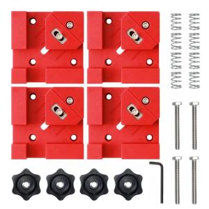 4Pcs Multipurpose 90° Angle Clamps Woodworking Tool Accuracy Alignment Clamps For Box Miters Joint Projects