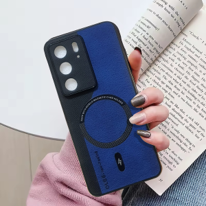 Casing Realme C75X Luxury Leather Phone Case Two Tone Combination