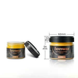 Sáp Ong Đánh Bóng Đồ Gỗ Sàn Gỗ 80gr - Làm mới Phục hồi màu gỗ vết xước bàn ghế tủ cửa gỗ -Maigen Shop