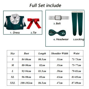 Anime Danganronpa 2 Kostum untuk Wanita Sonia Nevermind Pakaian Cosplay Jepun Jk Skirt Pendek Seragam Parti Halloween Pakaian Pakaian