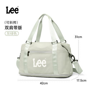 LEE 2025 Duffel Bag For Women Travel With 31L Large Capacity Waterproof Fabric Shoes Compartment Gym Bags For Men Sports