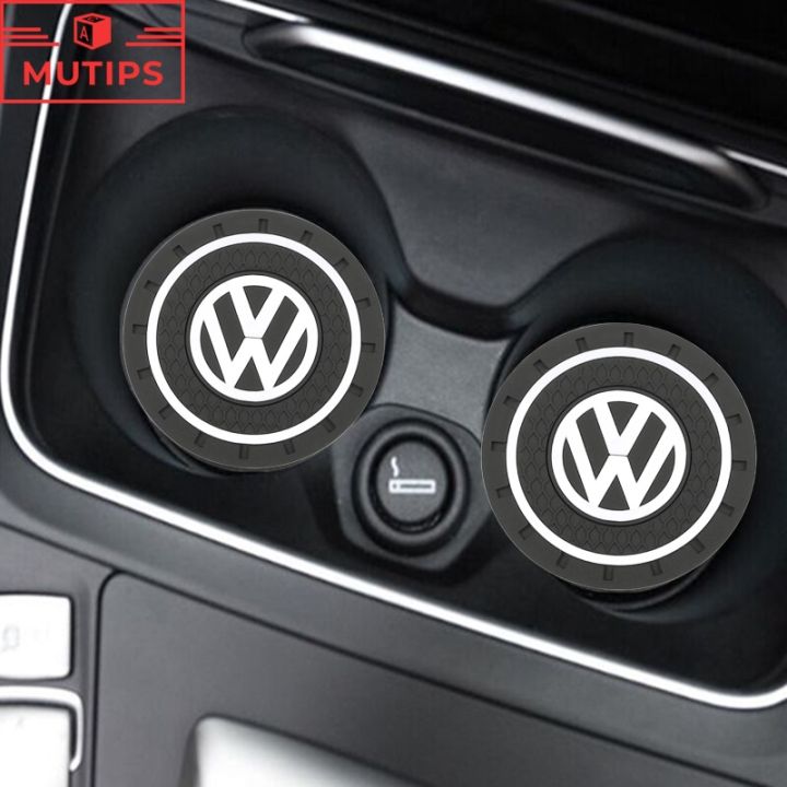 Volkswagen Car Water Cup Slot Non-Slip Mat Silica Gel Pad For jetta mk6 ...