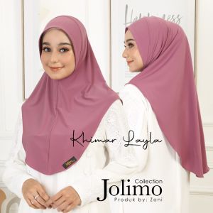 Hijab Layla Oval Mini / Kerudung Instan Simple / Kerudung Jersey / Jilbab Sport / Kerudung