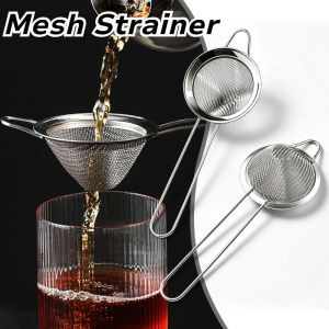 New 1Pcs Stainless Steel Triangular Strainer Kitchen Cocktail Strainer Practical Bar Strainer Tool