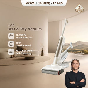 【GRAND LAUNCH】MOVA M10/ M50 Ultra Wet and Dry Vacuum Cleaner Floor Washer | 180° Lie-Flat Reach