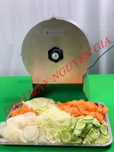 Máy Thái Rau Củ Quả Chạy Điện Máy Cắt Lát Hoa Quả Sấy Có Thể Điều Chỉnh Độ Dày 0-15mm [2in1]