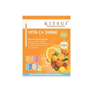 KITSUI Vita C+ Shine 10s x 15g | Vitamin C | Imunisasi | Cergas |