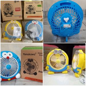 (COD) KIPAS ANGIN / KIPAS ANGIN MEJA KARAKTER / KIPAS MEJA KARAKTER FREE PACKING DUS VD