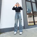 JINISO - Highwaist Cargo Loose Jeans 405 HANDS UP. 