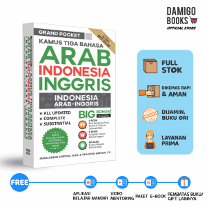 KAMUS Lengkap ARAB INDONESIA INGGRIS - Grand Pocket Kamus 3 Bahasa