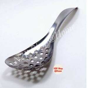 ช้อนตักน้ำแข็ง ทัพพี่ตักน้ำแข็ง ที่ตักน้ำแข็งสแตนเลส ตราสมอ