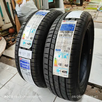 (ราคาต่อเส้น) ยางใหม่ค้างปี ยี่ห้อ BF Goodrich รุ่น Advantage Touring ขนาด 185/60R15 ปลายปี25(4425)