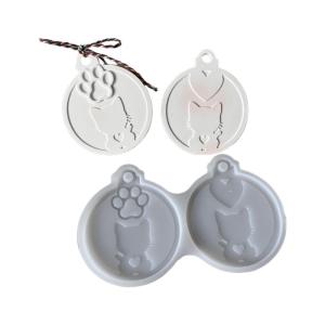 Pet Shaped Resin Pendant Silicone Molds For Epoxy Resin Multipurpose Animal Pendant Mould For Handmade Charm