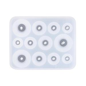 Silicone Bead Molds Kit For DIY Resin Crafting Gemstones Casting Multi Design Pendants Bracelets Making Supplies