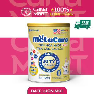 Sữa bột Nutricare MetaCare Opti 0+ tiêu hóa khỏe tăng cân cao lớn (400g/800g)