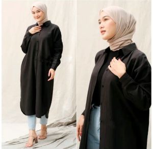 Oversize Dress - Shirt Dress - Oversize Tunik - Midi Dress Linen Oversize Dress  - Tunik Linen Jumbo