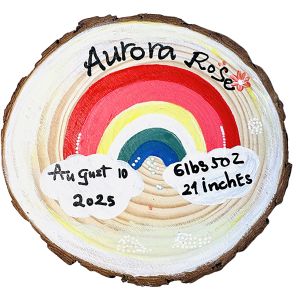 Tranh Vẽ Tay Trên Gỗ Aurora Rose Decor Trang Trí Quán Cà Phê Resort Độc Bản Handmade