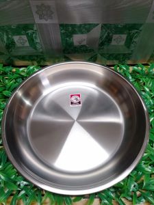 ถาดลึก ถาดชั่ง (ขนาด 910 นิ้ว) ตราหัวม้าลาย เหล็กกล้าไร้สนิม ถาดสเตนเลส