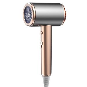 Hair salon high-power folding hair dryer constant temperature hair care home portable silent blue light hair dryer