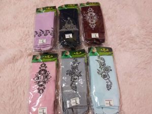 kaus kaki jempol motif wanita dewasa