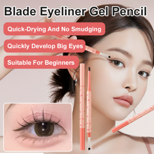🔥Hot Sale🔥Womens Dualended Eyeliner Longlasting Nonsmudge Smudge Proof Eyeliner Pencil Long Lasting Waterproof Sweatproof Easy To Use For Beginners Double Ended Eye Liner Pen Twist Up Gel Formula Smooth Application