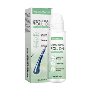 West&Month 18ml Hair Growth Roller with Rosemary Coconut Oil Scalp Nourishing Non-Greasy Firming Serum