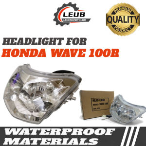 Honda Wave100/W100R Headlight Assembly Replacement Front Light Unit Bright Reliable Motorcycle Fit