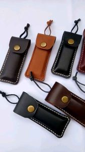 Gantungan Kunci Tempat Bungkus Flashdisk Korek Gas Dari Kulit Asli