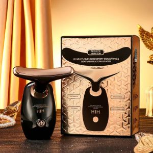 3 In 1 electric massager introducer Massager essence face cream introducer neck face eye massager Facial Lift Roller Skin Tightening Wrinkle Bar Face