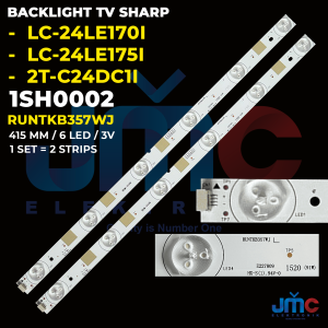 Backlight TV SHARP 24 inch LC-24LE170i LC-24LE175i 2T-C24DC1I RUNTKB357WJ