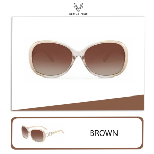 Gentle Fawn Kacamata Sunglasses Polarized Anti Uv 400 Korean Style Wanita Kotak Tr90 2115
