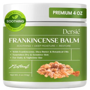 Dersie Frankincense Balm - 4 oz Làm dịu cơ và khớp hỗ trợ tái tạo và nuôi dưỡng da - Dầu dưỡng tự nhiên cho cơ khớp & khó chịu ở chân và da khô được pha với dầu trầm hương